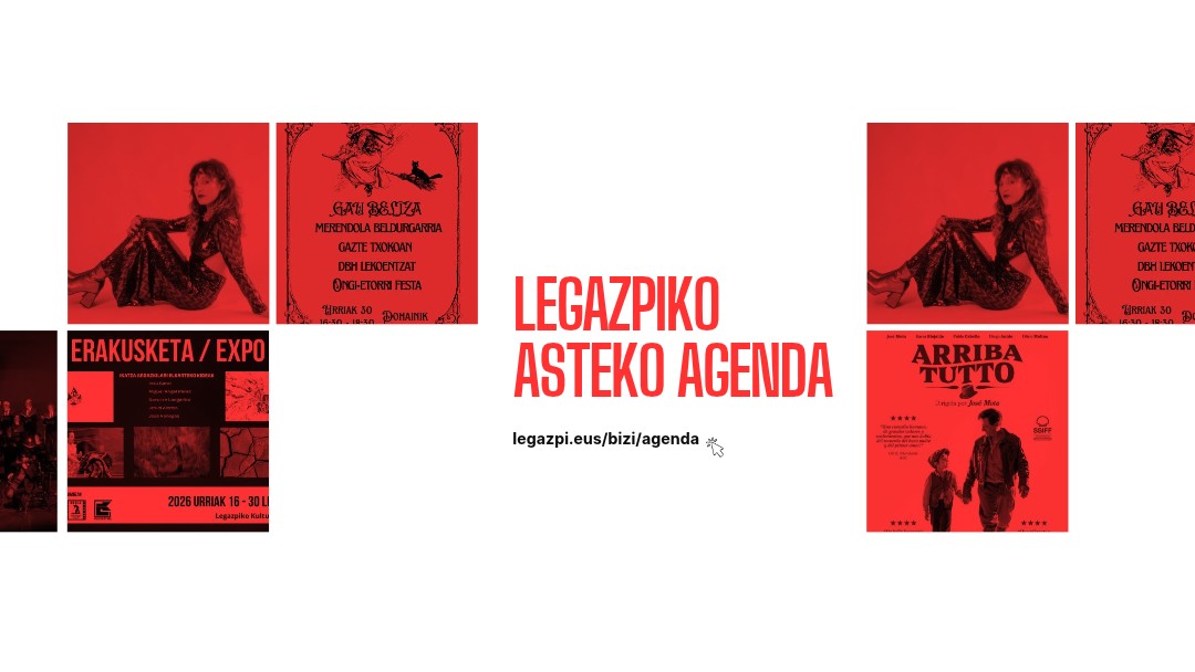 Agenda semanal: todo lo que no te puedes perder en Legazpi del 26 de octubre al 1 de noviembre