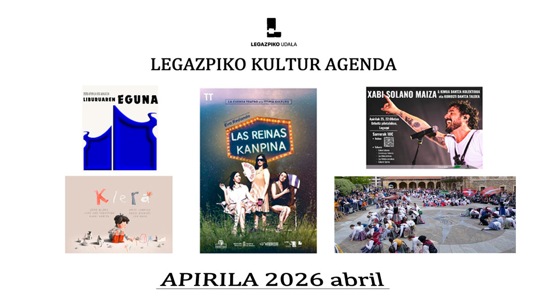 Programación cultural y actividad de KZgunea en abril de 2026