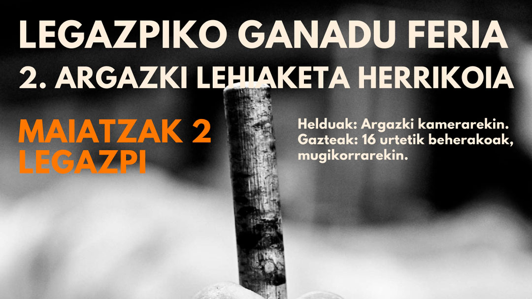 XVI. Ganadu Feria eta Argazki Lehiaketa Herrikoia maiatzaren 2an