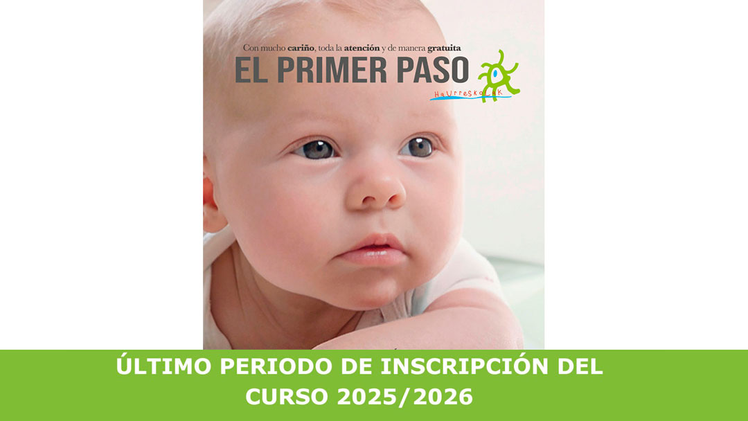 Se abre el último periodo de inscripción para incorporarse a la haurreskola en el curso 2025-2026