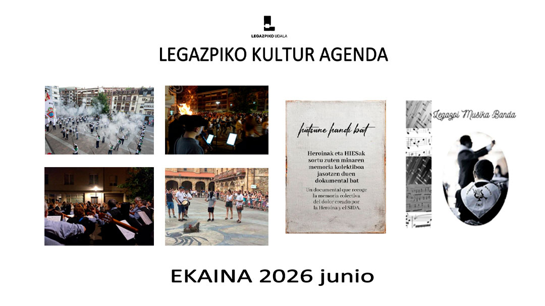 Programación cultural y actividad de KZgunea en junio de 2026