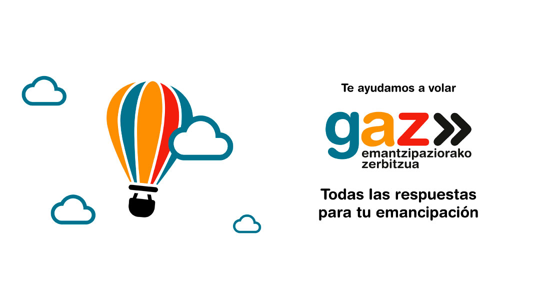Charlas online de mayo, a cargo del GAZ, el servicio para la emancipación de la juventud del Gobierno Vasco