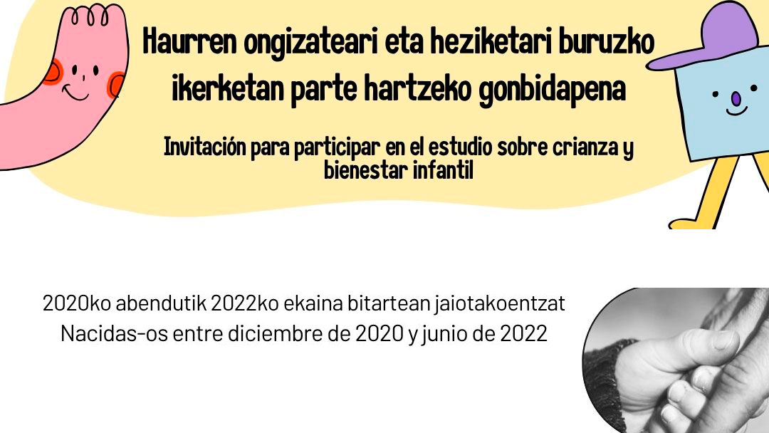 Legazpik haurren ongizateari buruzko ikerketa batean parte hartzeko familiak bilatzen ditu