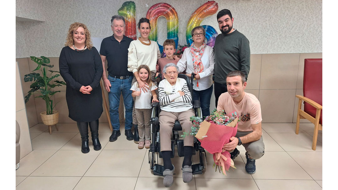 Maria Arrese Arrietak 106 urte bete ditu
