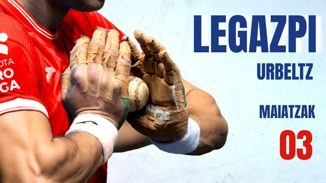 Legazpi acogerá una jornada de pelota a mano profesional el próximo 3 de mayo dentro de las fiestas patronales