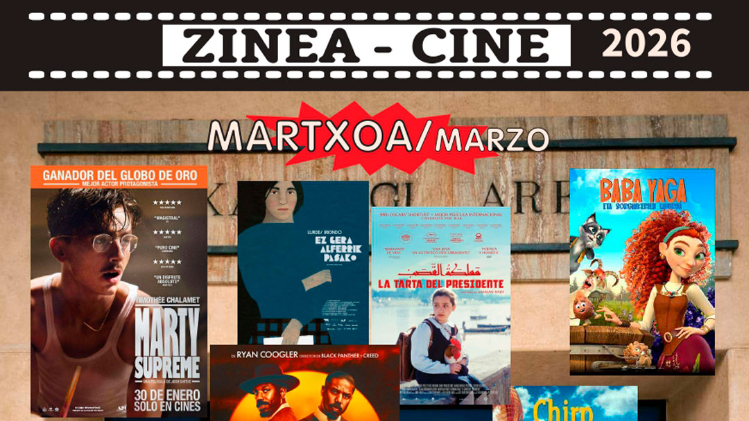 Zinea Latxartegi aretoan. Martxoa