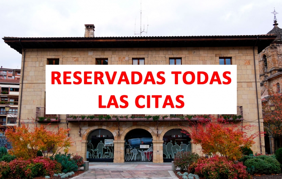 Reservadas todas las citas para tramitar el DNI y el Pasaporte en abril en Legazpi
