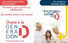 La campaña itinerante “Generación D” ayudará a la ciudadanía a mejorar sus habilidades digitales