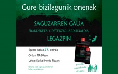 Saguzarren gaua ospatuko dugu legazpin