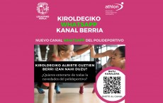 Bikuña Kiroldegiko Whatsapp kanal berria abian