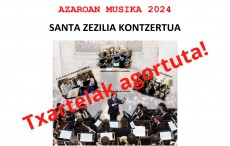 Santa Zezilia kontzerturako sarrera txartelak agortu dira