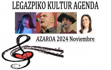 Azaroko kultur egitaraua eta KZguneko eskaintza