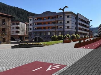 Aizkorri kaleko berrurbanizatzea