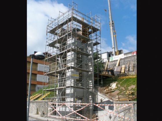 El nuevo ascensor estará finalizado para finales de junio