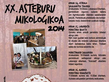 XX. Asteburu Mikologikoa Legazpin