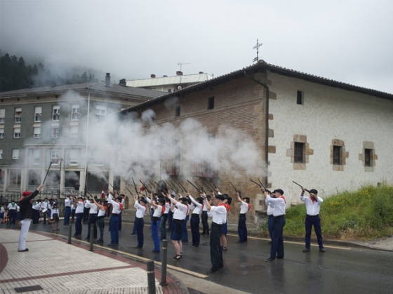Todo preparado para el Alarde de Armas del 23 de junio