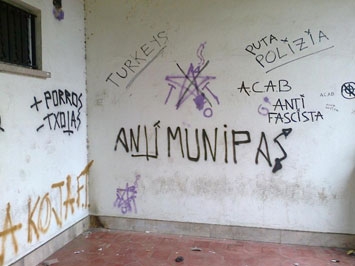 Destrozos de nuevo en Agirre-Etxeberri