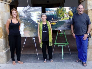 Ganadores del XII. Concurso de Pintura al Aire Libre Joxe Martin Etxeberria