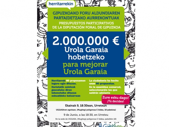 Datorren asteartean partaidetzako aurrekontuekin zer egin erabakitzeko bilera