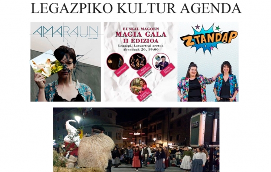 Abenduko kultur egitaraua eta KZguneko eskaintza