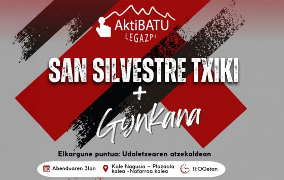 San Silvestre txiki y gynkana el 31 de diciembre