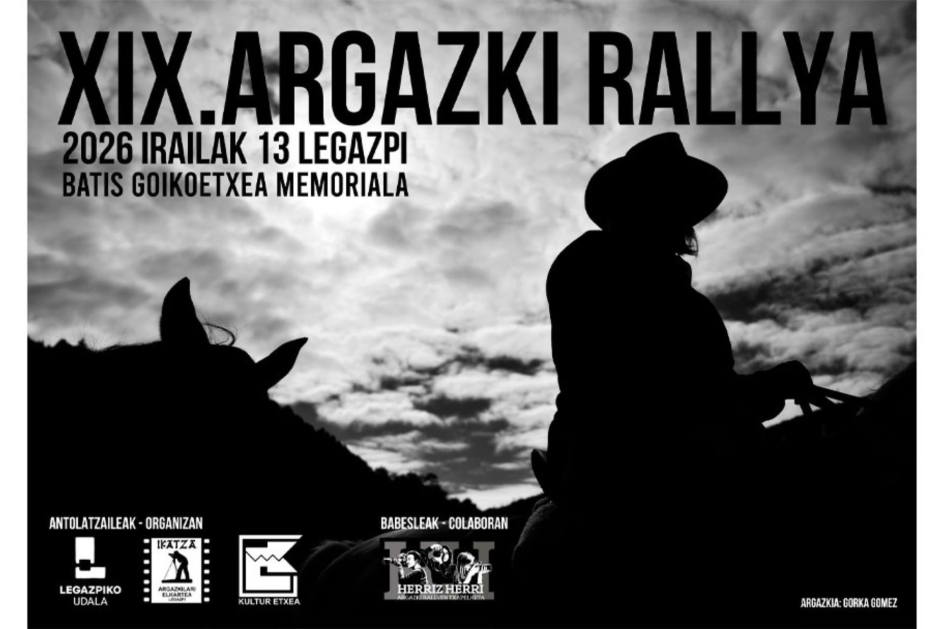 Legazpiko XIX. Argazki rallya-“Batis Goikoetxea memoriala” irailaren 13an, igandea, jokatuko da