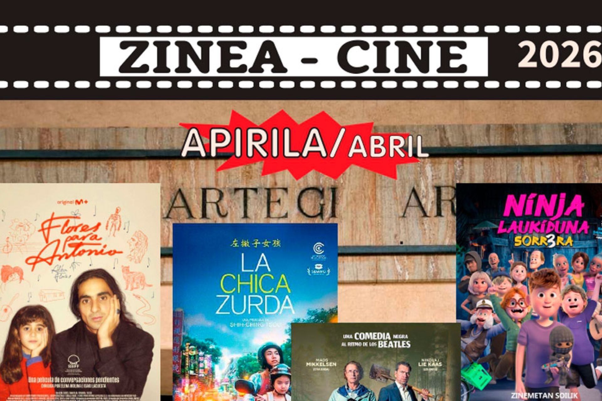 Zinea Latxartegi aretoan. Apirila