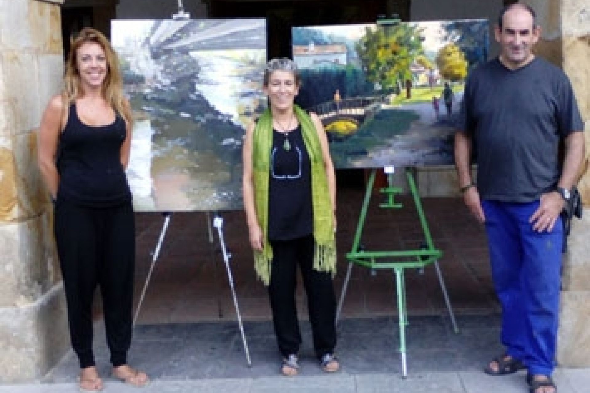 Ganadores del XII. Concurso de Pintura al Aire Libre Joxe Martin Etxeberria