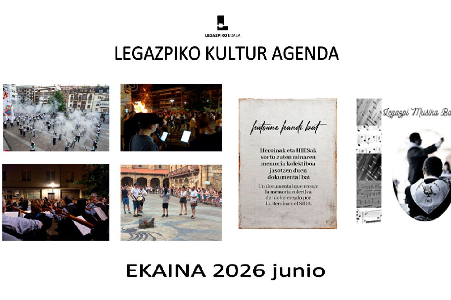 2026ko ekaineko kultur egitaraua eta KZguneko eskaintza ikusgai