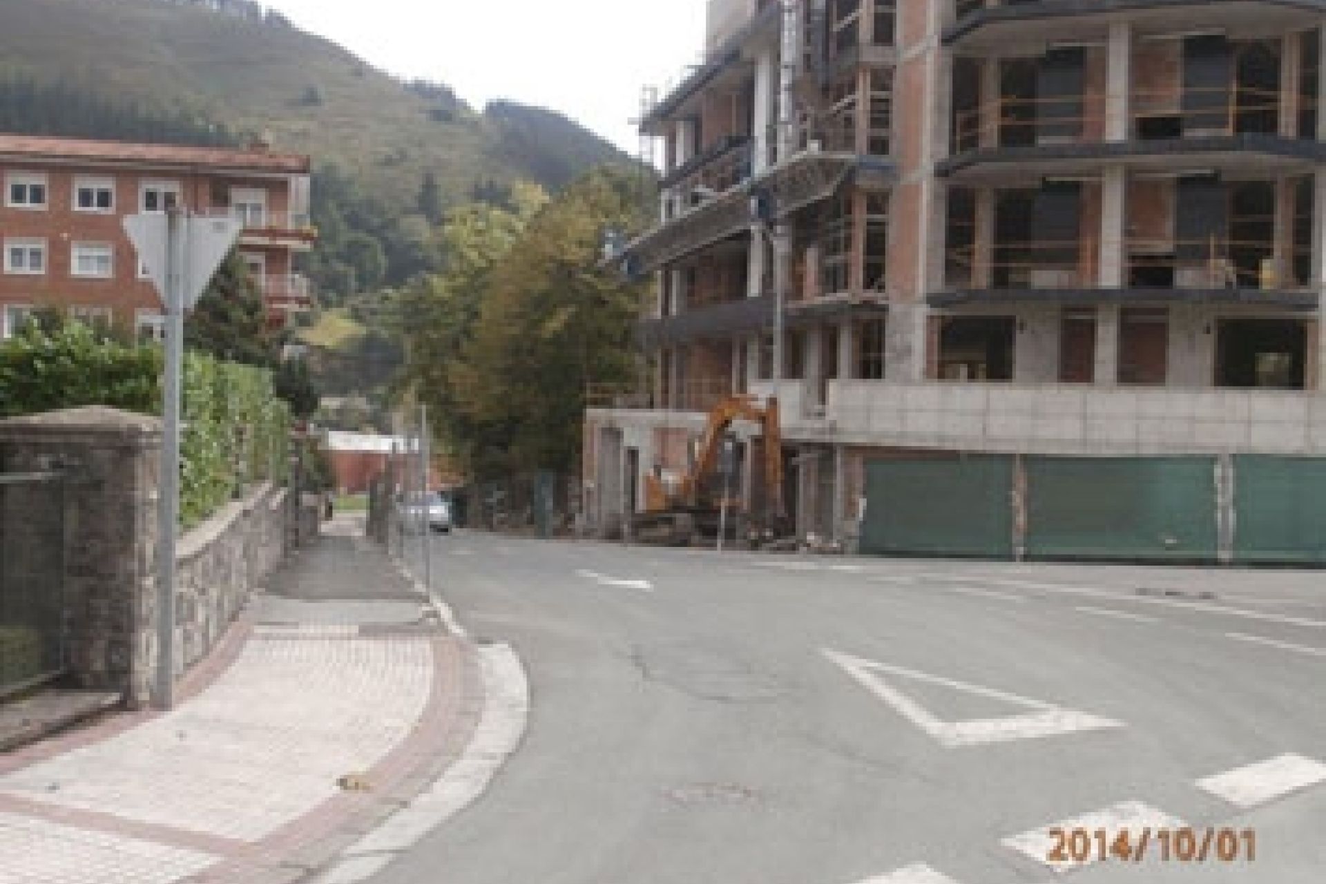 OBRAS tramo de Olaondo a Santikutz nº 16 al nº 18