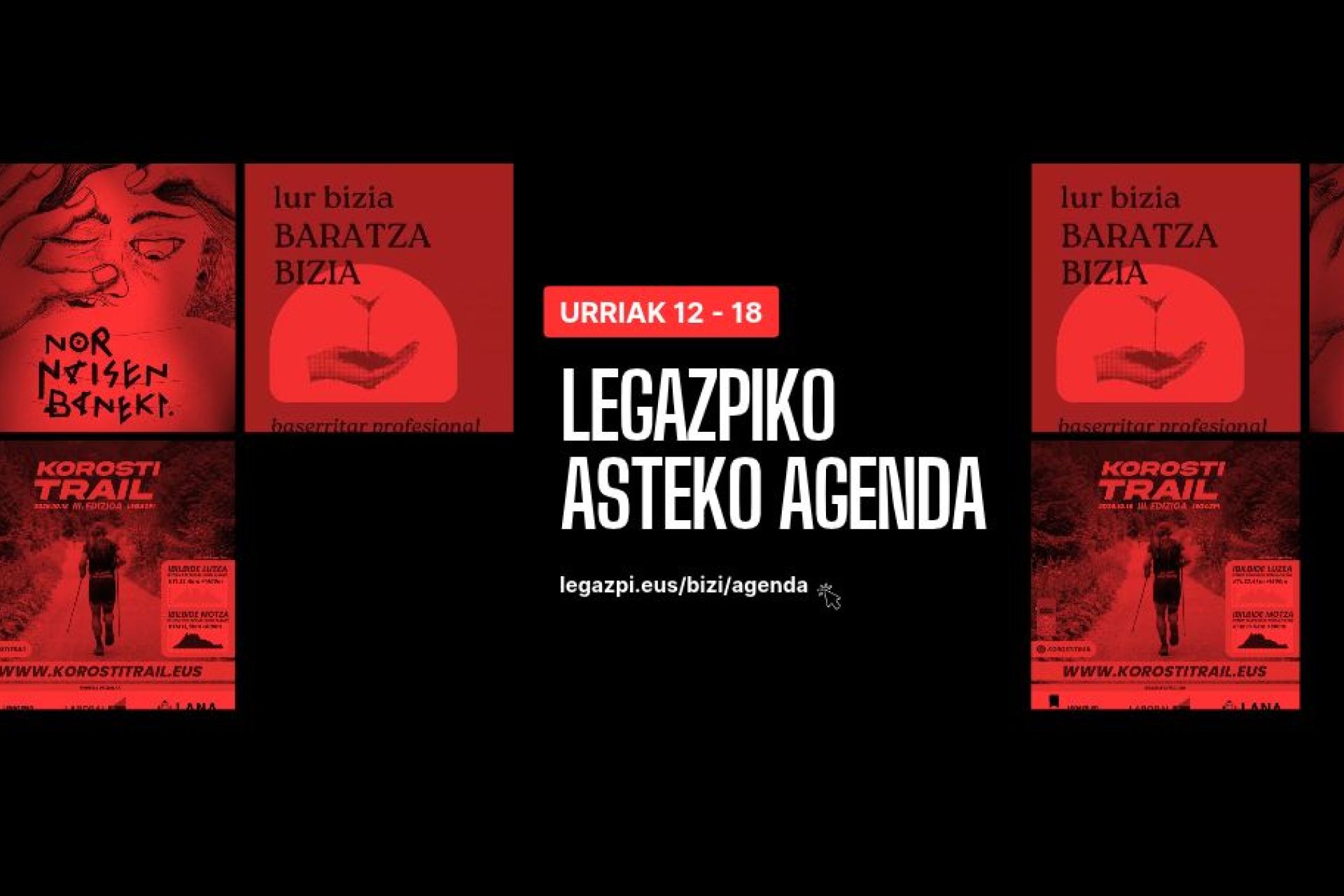 Asteko agenda: Legazpin urriaren 12tik 18ra galdu ezin duzun guztia