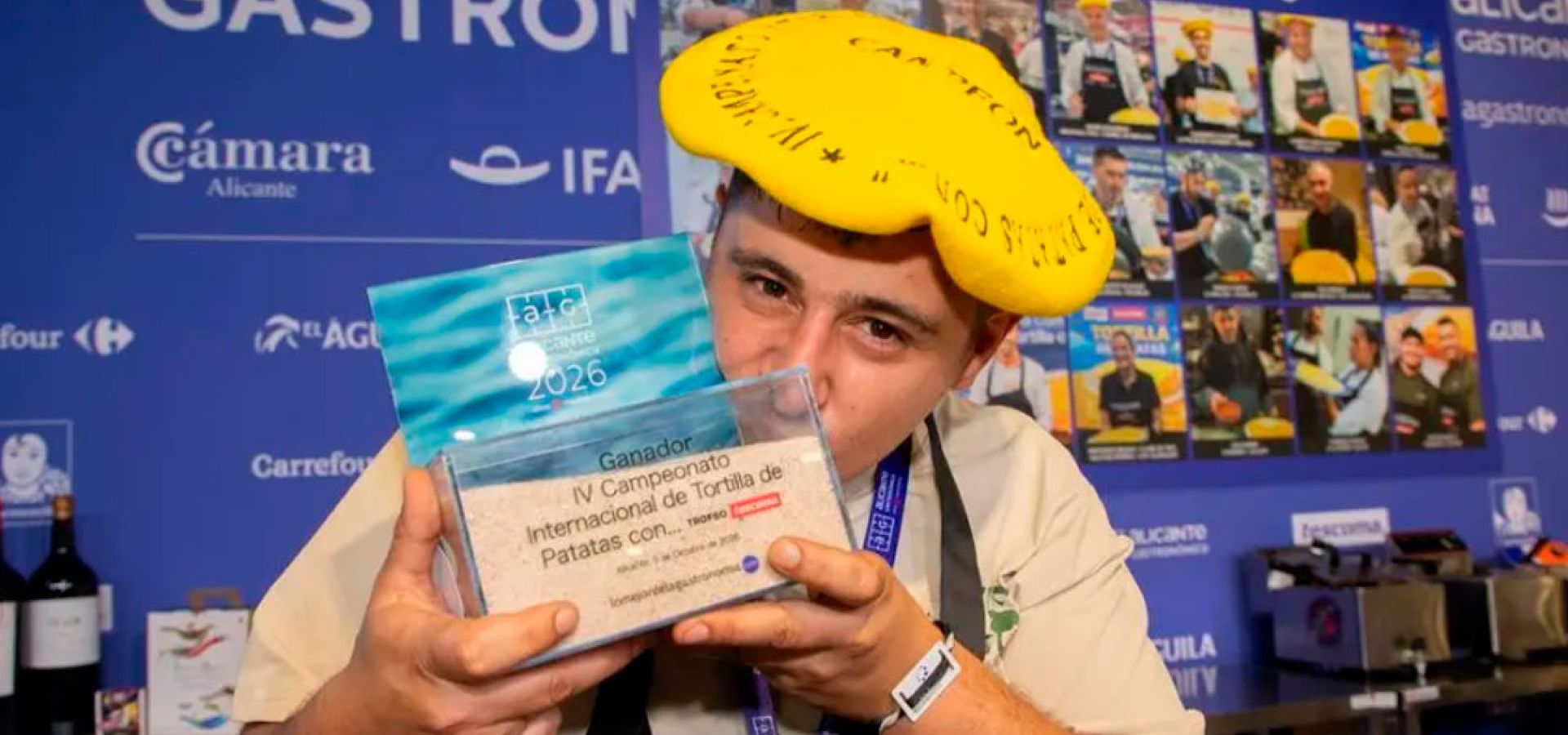 Jon Agirre legazpiarrak nazioarteko Patata Tortilla Lehiaketa irabazi du Alacanten