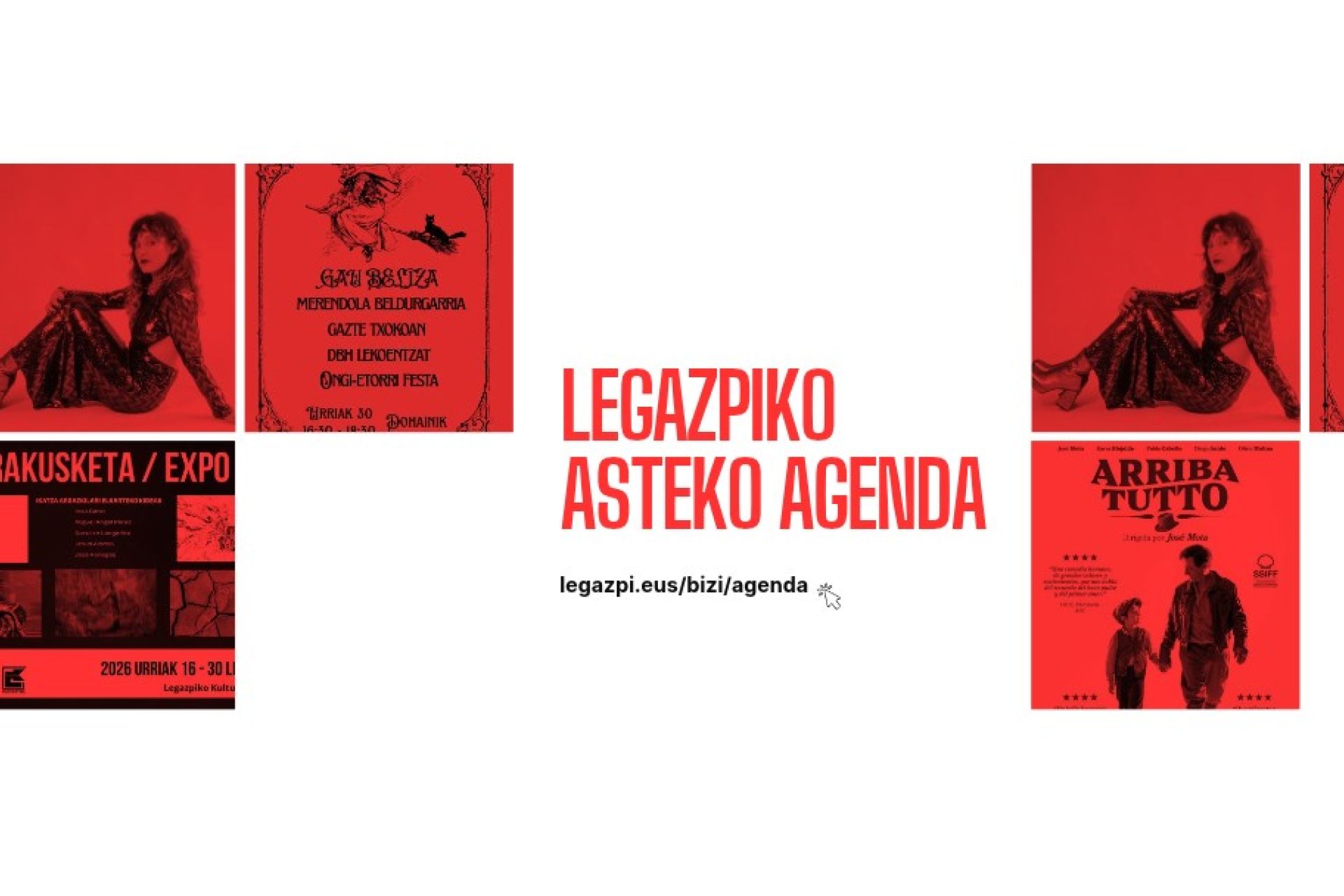 Asteko agenda: Legazpin urriaren 26tik azaroaren 1era galdu ezin duzun guztia