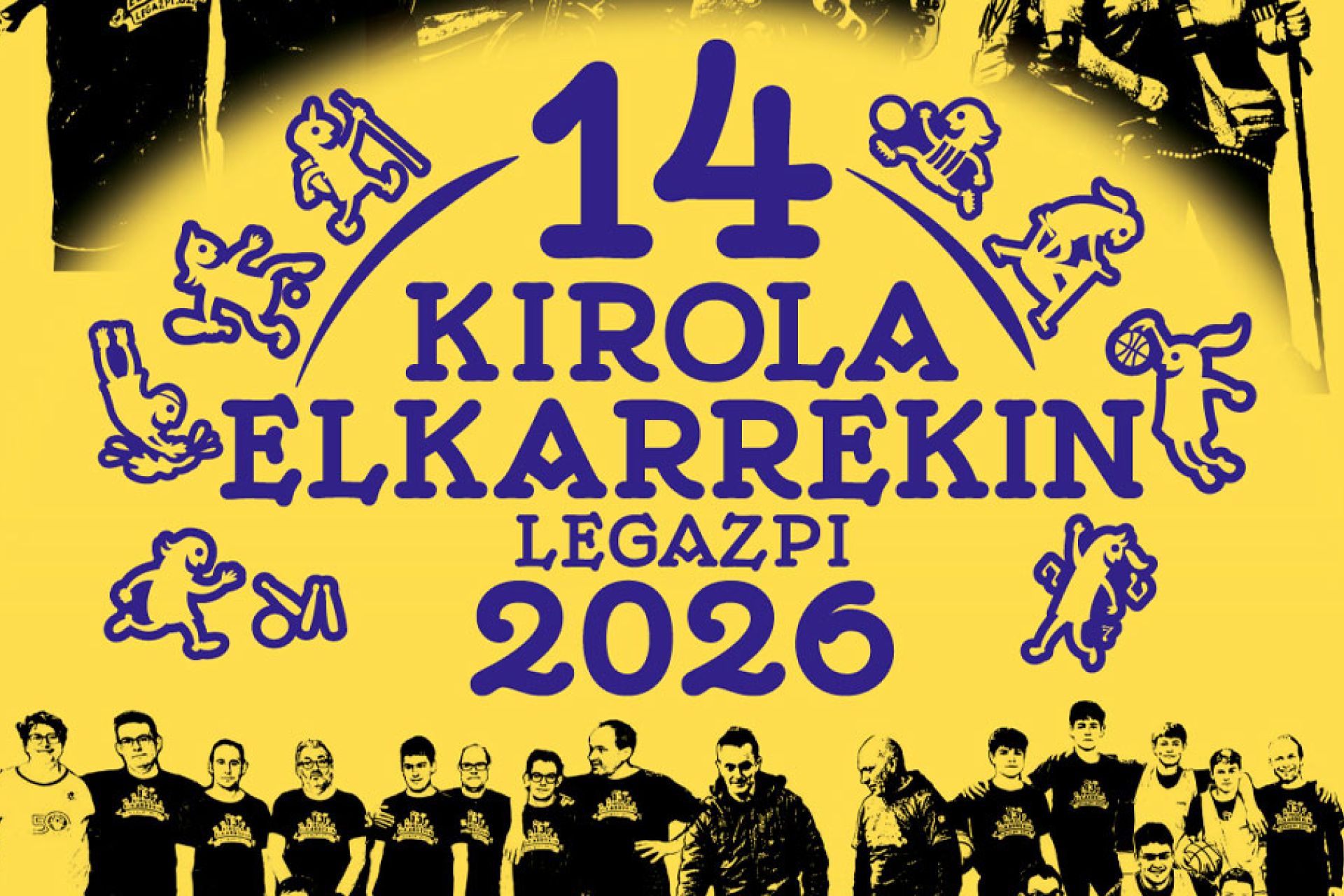 Kirola Elkarrekin jardunaldiaren XIV. edizioa martxoaren 15ean osaptuko da Legazpin
