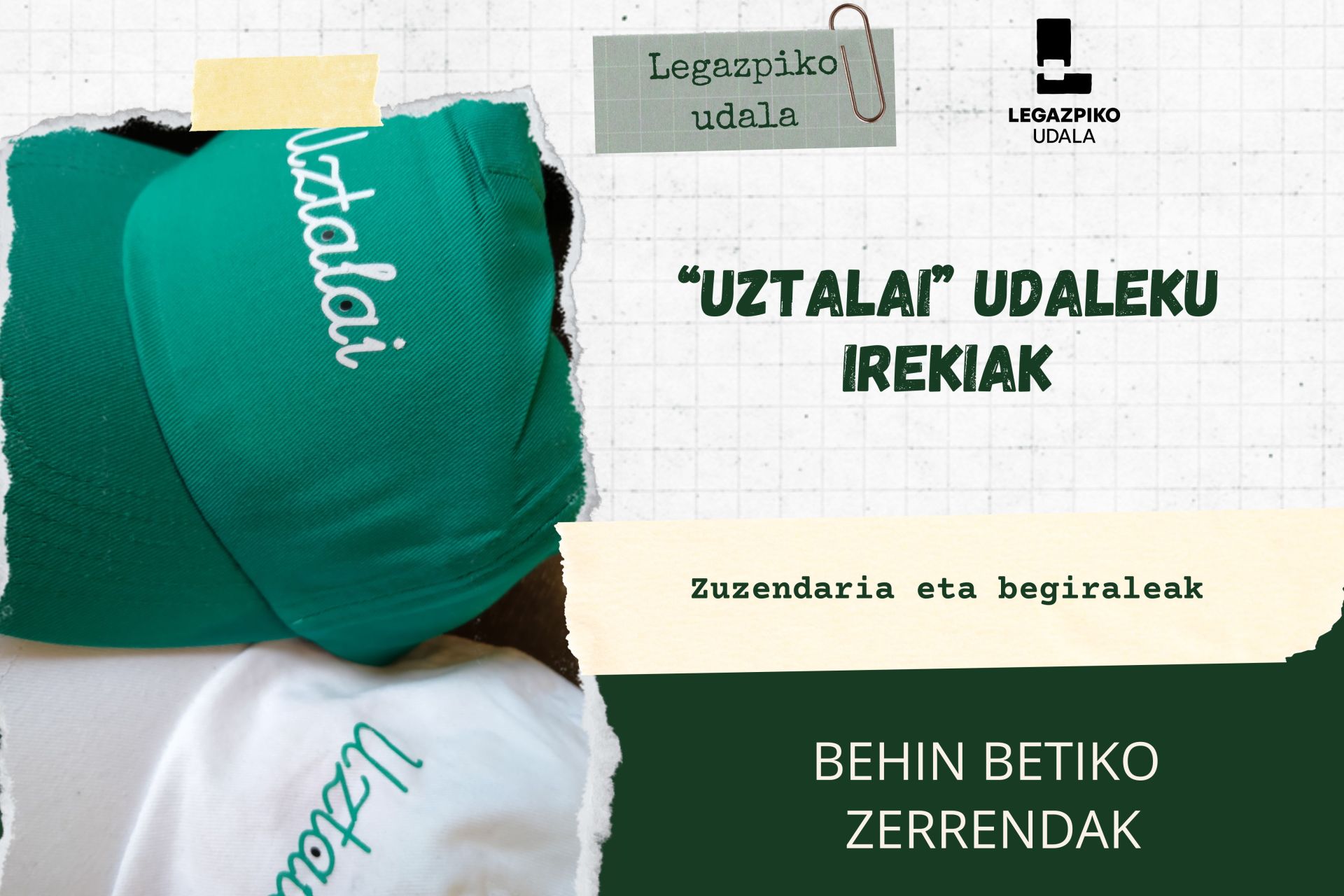 Uztalai udaleku irekiak. Begiraleen behin betiko zerrenda