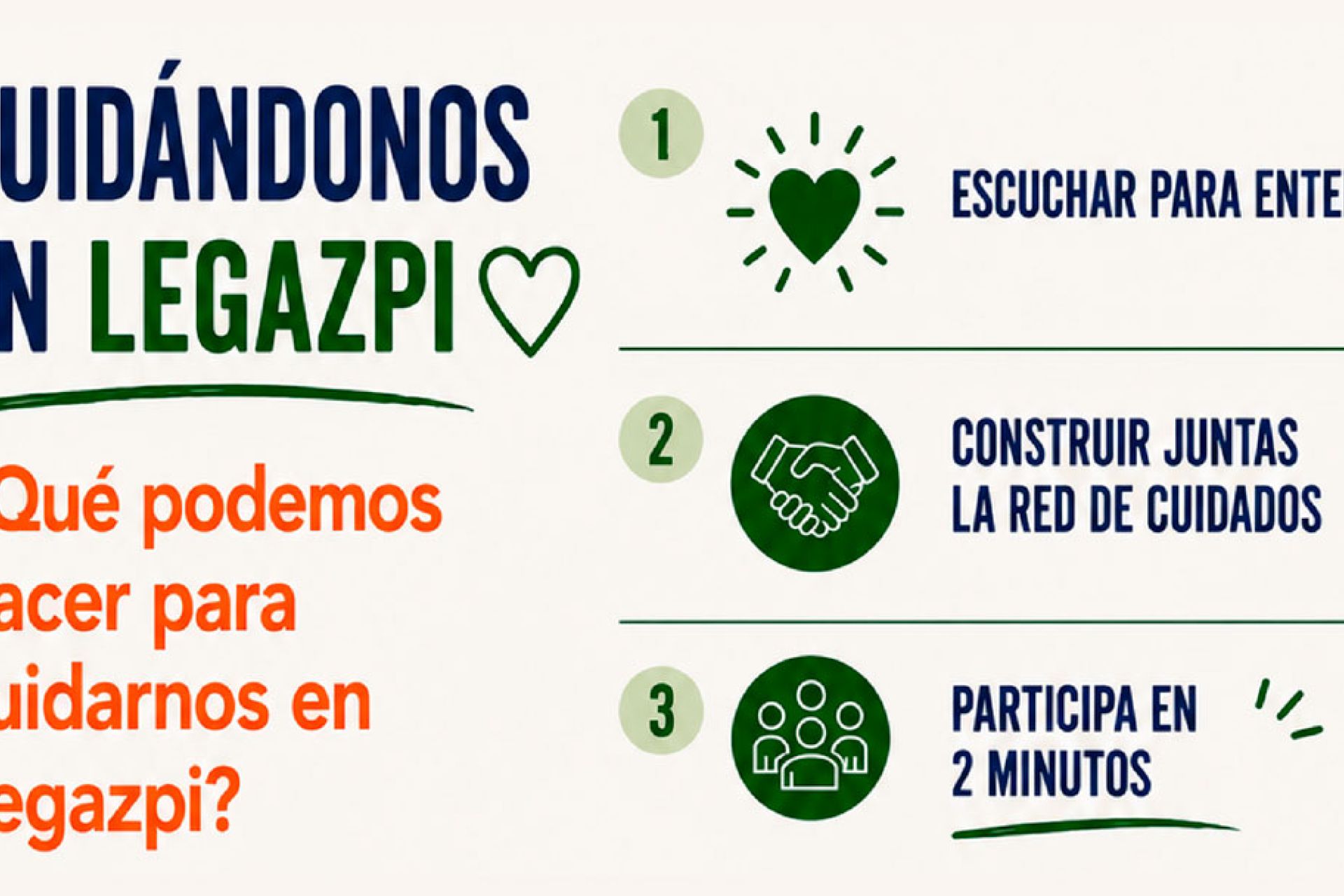 Elkar Zainduz Legazpin sale a la calle para escuchar a la ciudadanía