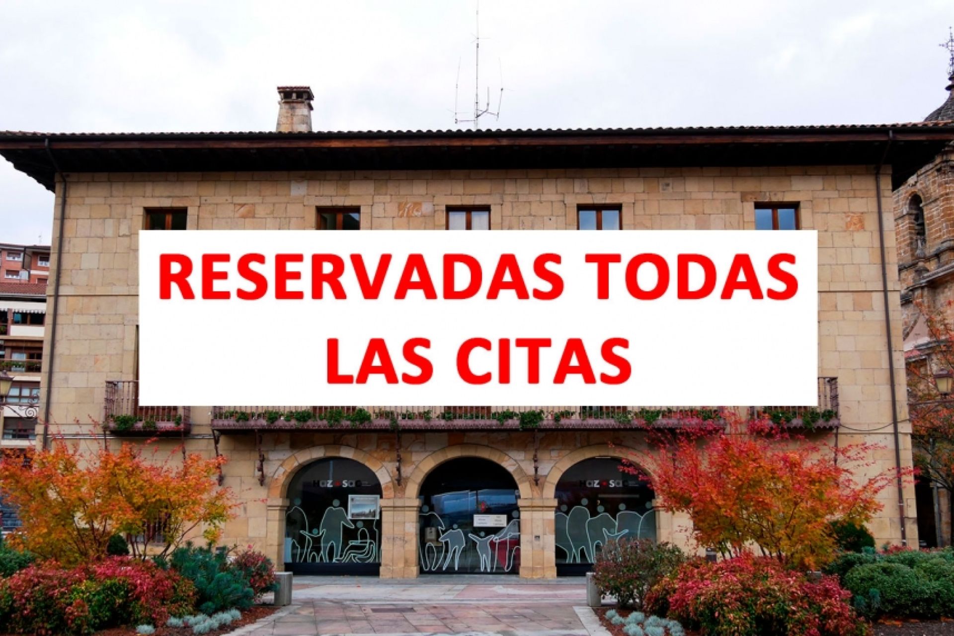 Reservadas todas las citas para tramitar el DNI y el Pasaporte en Legazpi