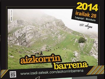 Aizkorrin Barrena Mendi Martxa irailaren 28an